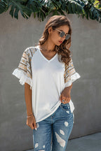 Forever Beloved Boho Printed Sleeve Top