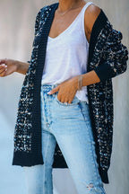 Sending Warm Wishes Colorful Knit Cardigan