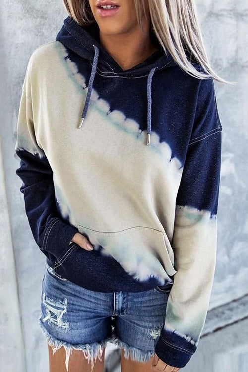 Weekend Affection Tie-Dye Hoodie Top