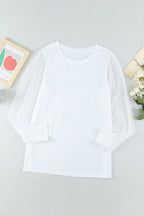 Oh Beloved Swiss Dot Long Sleeve Top