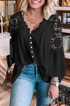 Enchanted Evening Lace Embroidery Top