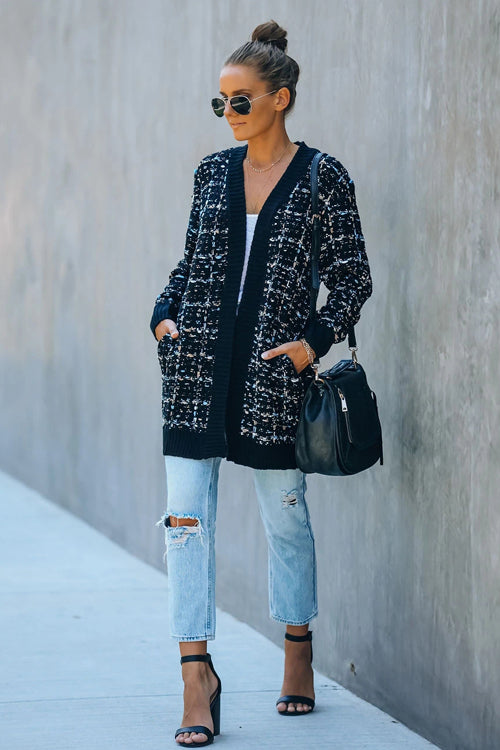 Sending Warm Wishes Colorful Knit Cardigan