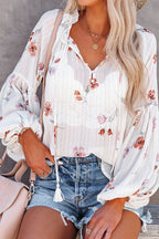 On The Breeze Floral Printed Top