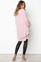 Twice the Playful Spirit Ruffle Up High&Low Top