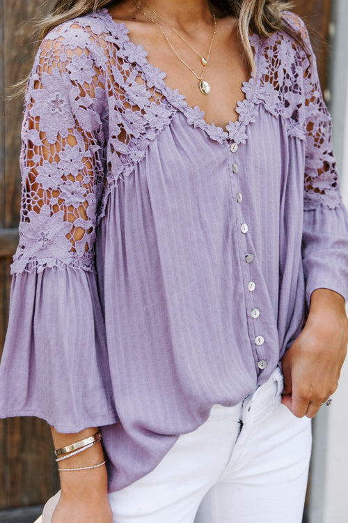Enchanted Evening Lace Embroidery Top