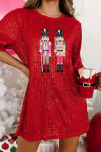 Season Of Giving Sequin Mini Dress