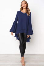 Twice the Playful Spirit Ruffle Up High&Low Top