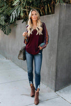Secret Garden Boho Chiffon Sleeve Blouse