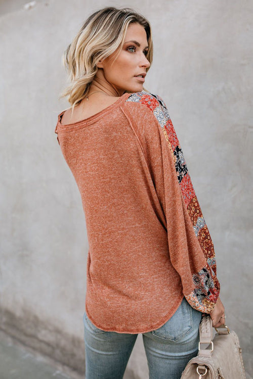 Secret Garden Boho Chiffon Sleeve Blouse