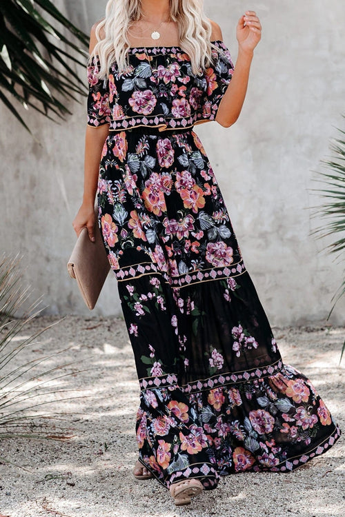 Lost In The Occasion Boho Print Maxi Dress