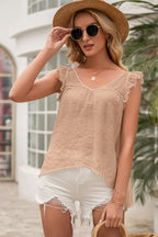 Hey Sun Ray V-Back Lace Tank Top