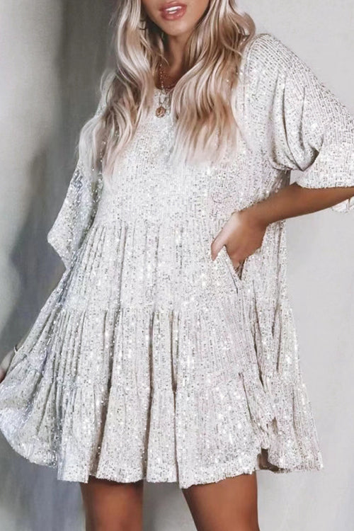 Radiant Evenings Sequins Mini Dress - 10 Colors