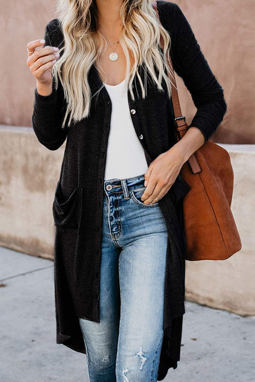 Staying Polished Long Sleeve Knit Cardigan