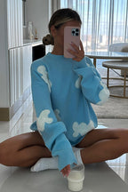 Warmly Adorable Heart Oversized Knit Top - 7 Colors