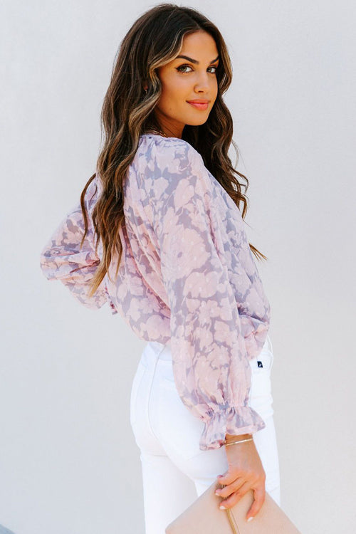 Enchanted Days Button Up Printed Top