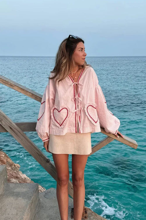 Uniquely You Tie-Front Gingham Top - 10 Colors
