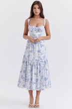 Feels Just Right Floral Print Midi Dress