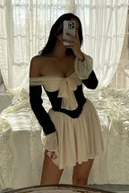 Positively Captivating Skater Mini Dress