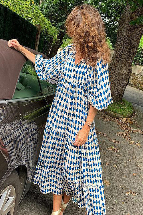 Completely In Affection Boho Print Maxi Dress