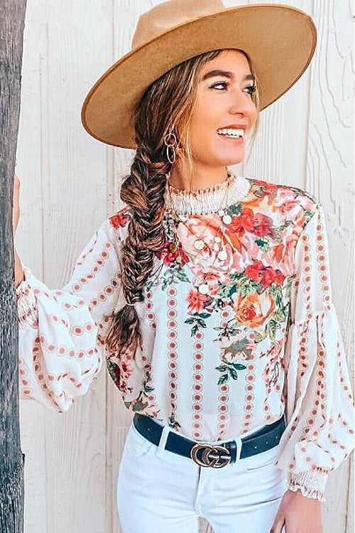 Sorry I'm a Lady Floral Print Top