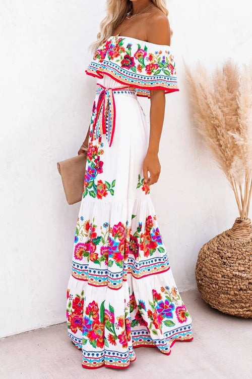 Lost In The Occasion Boho Print Maxi Dress