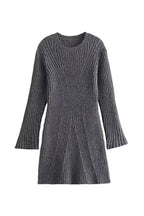 Soft Serenity Long Sleeve Knit Mini Dress