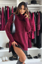 Coziest Crush High Neck Knit Dress -3 Colors