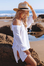 Embrace The Sun Button Down Tunic Top
