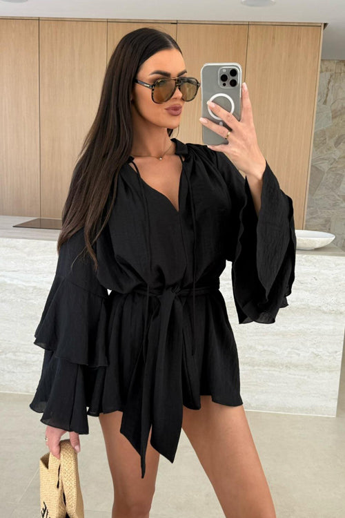Admirably Polished Flare Mini Dress