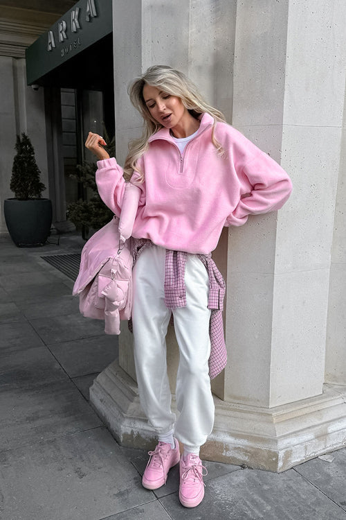 Cozy Charm Fleece Pullover Sweatshirt
