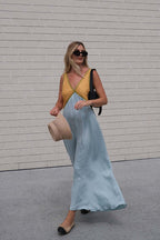 Easily Radiant V-Neck Sleeveless Maxi Dress