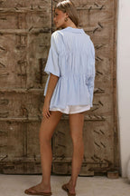 Own The Look Tied Up Short Sleeve Top