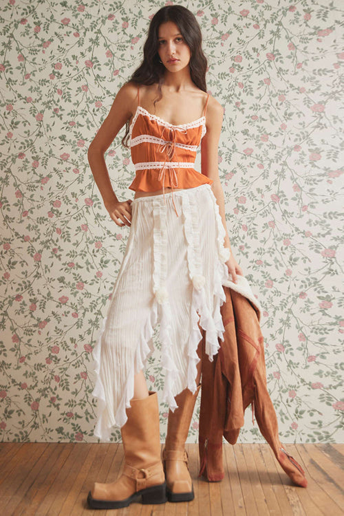 Cutest First Lace Up Cami Top