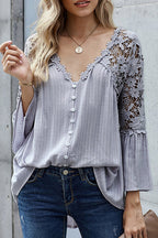 Enchanted Evening Lace Embroidery Top