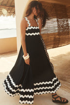 Always With Affection Sleeveless Printed Maxi Dress