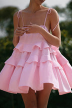 Affection Found Ruffled Mini Dress