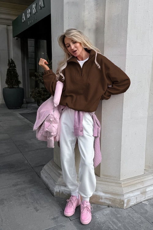 Cozy Charm Fleece Pullover Sweatshirt