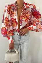 Sunlit Side Of Life Floral Print Long Sleeve Top - 9 Colors