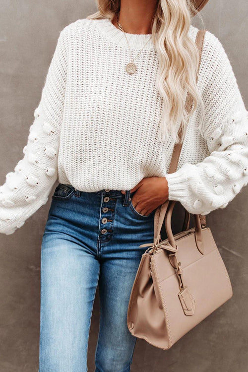 Cozy Charmer Mock Neck Knit Sweater