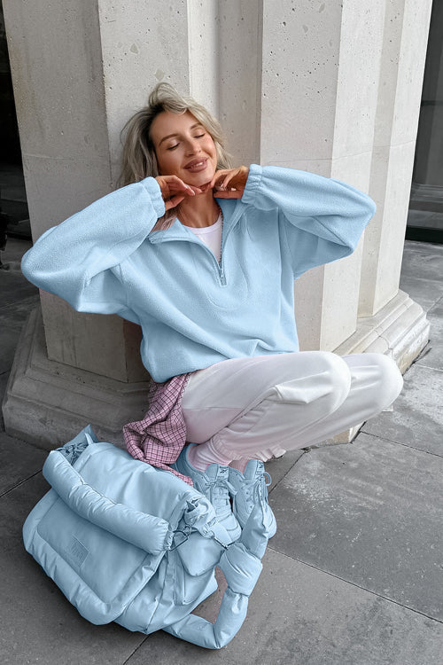 Cozy Charm Fleece Pullover Sweatshirt
