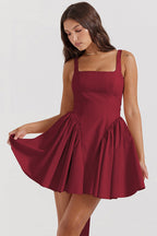 Summer Journey Tie-Back Skater Mini Dress