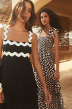 Always With Affection Sleeveless Printed Maxi Dress