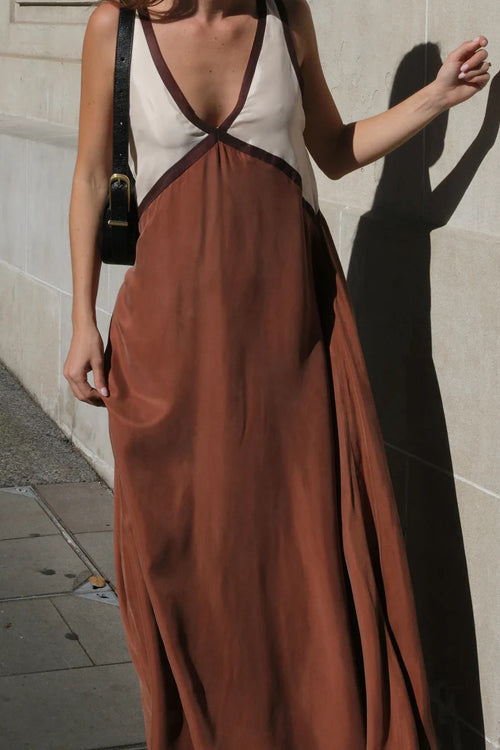 Easily Radiant V-Neck Sleeveless Maxi Dress