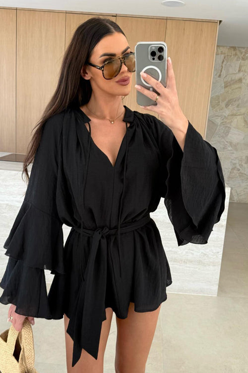Admirably Polished Flare Mini Dress