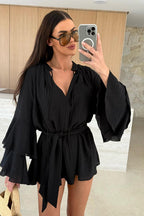 Admirably Polished Flare Mini Dress