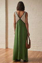 Easily Radiant V-Neck Sleeveless Maxi Dress