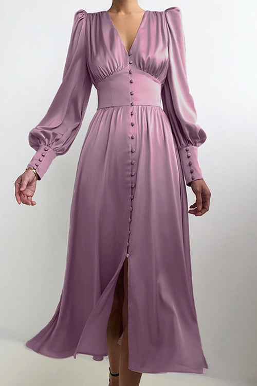 Adorably Flirty Stain Midi Dress