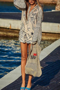 Summer Adventures Print Long Sleeve Set