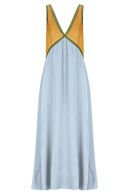 Easily Radiant V-Neck Sleeveless Maxi Dress