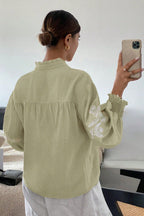 Everyday Luck Floral Embroidered Cotton Top